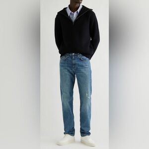 Nili Lotan Nathan Straight Leg Jeans – Classic Wash – Size 31